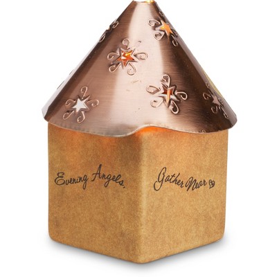 Pavilion Gift Company - Evening Angels - 3.5" x 5.5" Square with Copper - Decorative Objects