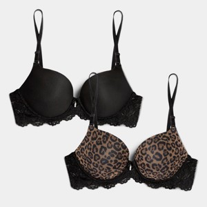 Smart & Sexy Women's Signature Lace Push-Up Bra 2-Pack - 1 of 4
