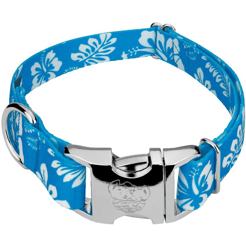 Country Brook Petz Premium Blue Hawaiian Dog Collar, 1 of 6