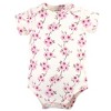 Touched by Nature Baby Girl Organic Cotton Bodysuits 5pk, Cherry Blossom - image 4 of 4