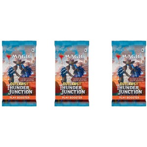 Magic the Gathering 3 Packs MTG Play Booster Pack Lot MTG Outlaws of Thunder Junction - 1 of 1