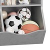 Kids Bookcase & Toy Organizer - 3-Tier Storage Shelf for Nursery, Bedroom, or Playroom - 4 of 4