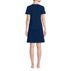 Lands' End Women's Cotton Short Sleeve Knee Length Nightgown - 2 of 3