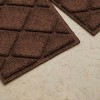 WaterHog 8.5"x30" Set of 4 Argyle Indoor/Outdoor Stair Treads Door Mats - 4 of 4