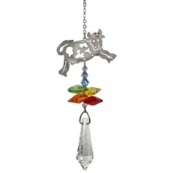 Woodstock Chimes Woodstock Rainbow Makers Collection, Crystal Fantasy, 4.5'' Cow Crystal Suncatcher CFCO