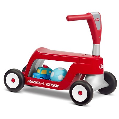 Red Convertible Ride-On and Scooter for Toddlers