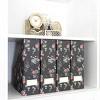 Blu Monaco Foldable Magazine File Holders - Set of 4 or 6 - Many Colors and Designs to Choose From - 4 of 4