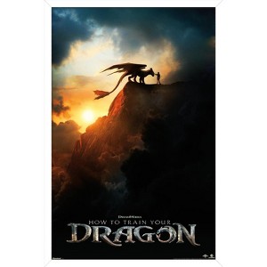 Trends International How To Train Your Dragon (2025) - Teaser One Sheet Framed Wall Poster Prints - 1 of 4