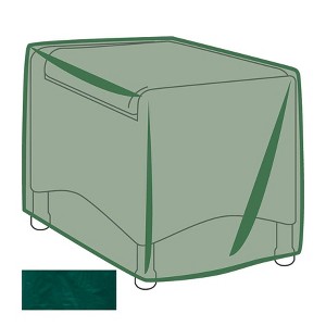 Plow & Hearth - All-Weather Outdoor Furniture Cover for Ottoman - 1 of 3