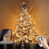 Itopfox 33Ft 100 LED Fairy Lights Warm White Outdoor String Lights with Remote Dimmable Timer 8 Modes for Wedding Party Garden Decoration - 2 of 4