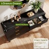 Modern 6 Drawer Double Dresser for Bedroom, Wide Chest of Drawers, Wooden TV Stand, Clothes Storage Cabinet Organizer for Living Room - 4 of 4