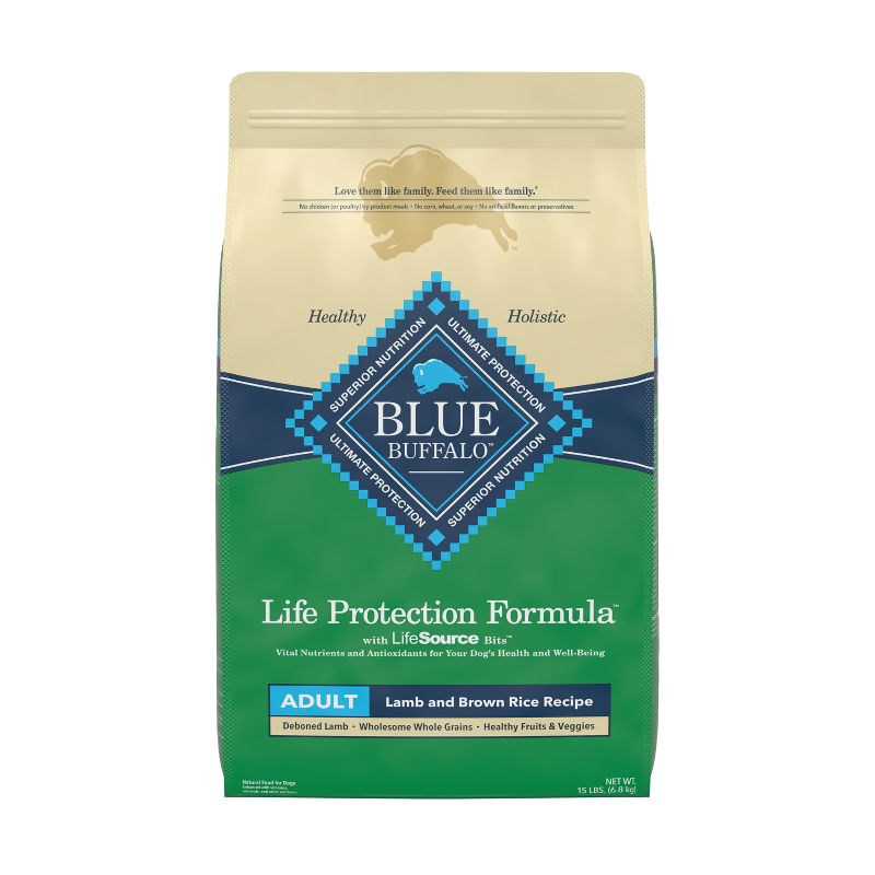 Blue Buffalo Life Protection Formula Natural Adult Dry Dog Food with Lamb and Brown Rice, 1 of 15