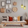 River of Goods 4.5" 1-Light Delphine Glass and Metal Pendant Yellow: UL Listed, Adjustable Height - 4 of 4