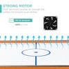 Best Choice Products 40in Air Hockey Arcade Table w/ 100V Motor, Electric Fan, 2 Strikers, 2 Pucks - 4 of 4