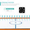 Best Choice Products 40in Air Hockey Arcade Table w/ 100V Motor, Powerful Electric Fan, 2 Strikers, 2 Pucks - image 4 of 4