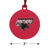 Clark Atlanta University Primary Logo Aluminum Holiday Christmas Tree Ornament  3.0" (7.6 cm) x 3.37" (8.6 cm) - 3 of 4