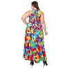 L I V D Women's Arroyo Halter Neck Maxi Dress in Abstract Print - image 3 of 3