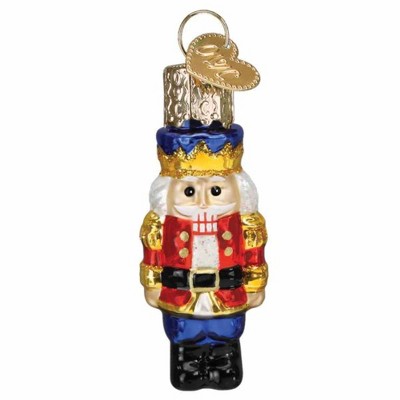 Old World Christmas 2.0 Inch Mini Nutcracker Soldier Gumdrops Collection Wooden King Tree Ornaments