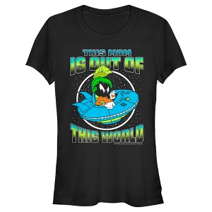 Juniors Womens Looney Tunes Out of This World Mom T-Shirt - 1 of 4