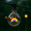Novelty Lights LED Decorative Filament Light Bulb, G80 Globe, Medium E26 Base, Indoor/Outdoor Holiday String Light Replacement - 1 Pack - 4 of 4