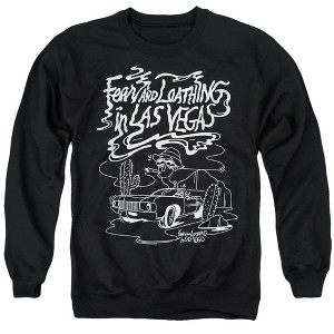 Fear And Loathing In Las Vegas Desert Drive Mono Adult Crewneck Sweatshirt - 1 of 4