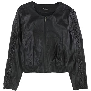 GUESS Womens Aiken Moto Faux-Leather Jacket - 1 of 1