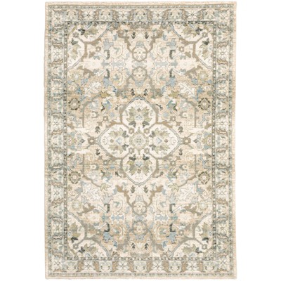 Oriental Weavers Andorra 9818G Beige/ Ivory Indoor Area Rug - 3'3" x 5'2"
