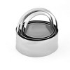 Unique Bargains Kitchen Metal Cylindrical Cookie Biscuit Baking DIY  Mould Cutter 3 in 1 Set Silver Tone - 2 of 3