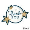 Big Dot of Happiness Twinkle Twinkle Little Star - Shaped Thank You Cards - Baby Shower or Birthday Party Thank You Cards with Envelopes - Set of 12 - 3 of 4