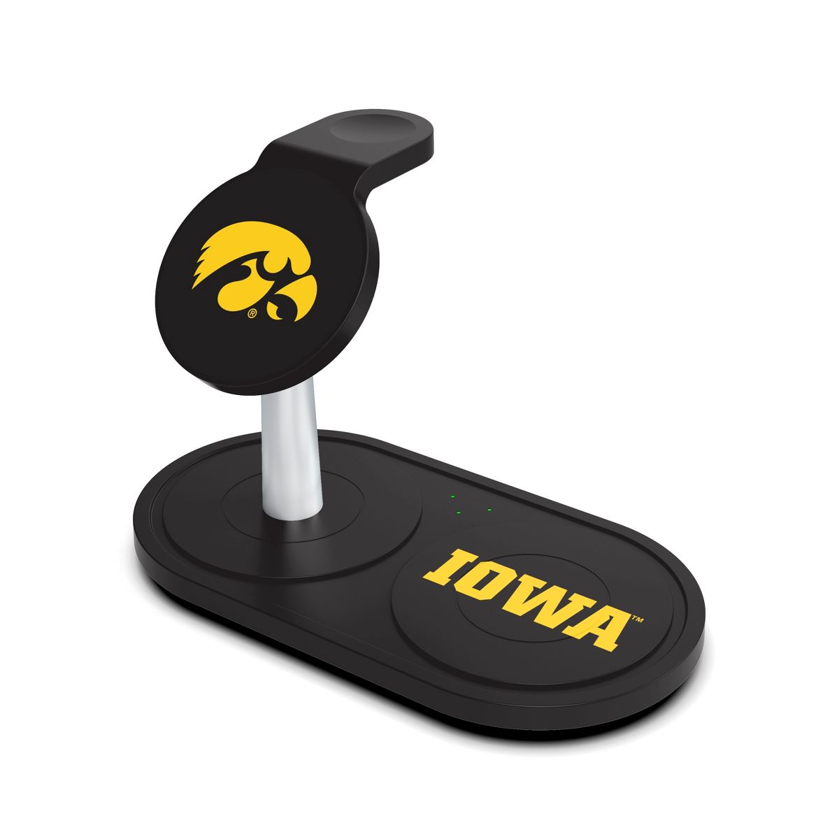 SOAR NCAA 3-in-1 Wireless Charging Station- Iowa Hawkeyes