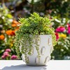 Home Decor Ceramic Planter and Flower Pot - Indoor or Outdoor Use - Unique Design That Elevates Room, Garden, Patio, or Shelf Decor - 2 of 4