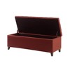 NicBex Tufted Button Lift-Top Ottoman Bench with Hidden Storage,Upholstered Shoe Bench Storage Bench for Living Room,Bedroom - 2 of 4