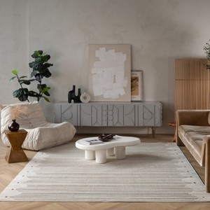 Rug Branch Maise Striped Modern Indoor Outdoor Area Rug - 1 of 4