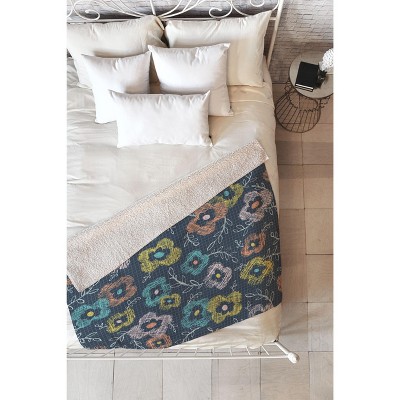 Heather Dutton Summerlicious Sherpa Fleece Blanket - Deny Designs