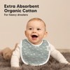 KeaBabies 8pk Organic Baby Bibs for Boy, Baby Drool Bib for Baby Boys and Girls, Newborn Teething Bibs - 4 of 4