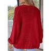 Womens Sweater Knit Cardigan with Pockets Open Front Cable Knit Sweater Chunky Thick Sweater Cardigan for Winter Comfy Knitwear - 4 of 4