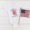 The Juniper Shop Stars And Stripes Peace Baby Bodysuit - 2 of 2
