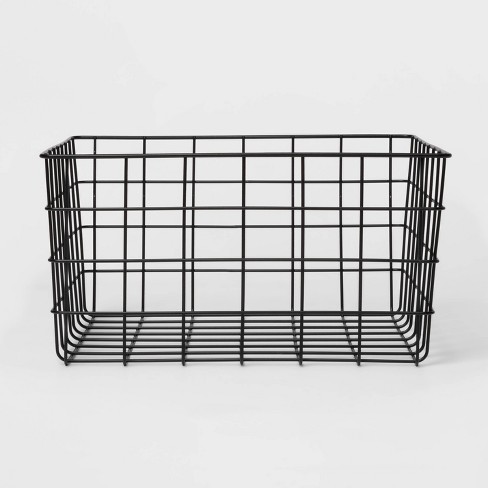 Decorative Storage Basket, Black Small basket organizer Cute