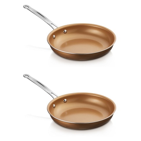 copper chef frying pan set