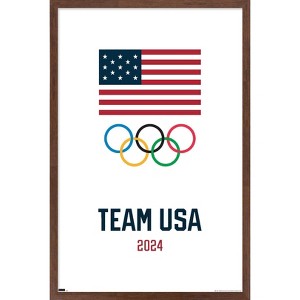Trends International Team USA - Logo Framed Wall Poster Prints - 1 of 4