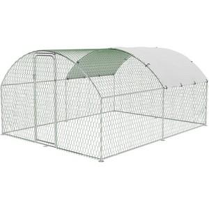 Acekool Walk-In Chicken Run - Spacious 10'x13' Outdoor Coop with Roof - 1 of 4