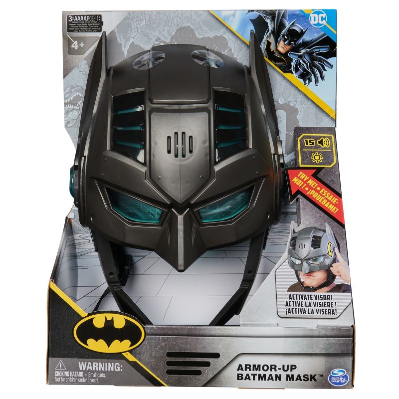 DC Comics Armor-Up Batman Role Play Mask, 3 of 8