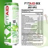 FITAID RX Zero Sugar, Encapsulated Creatine by Creapure, BCAAs, Glucosamine, Turmeric, B-Complex, Electrolytes, Juicy Apple, 12 Fl Oz (Pack of 12) - 2 of 4