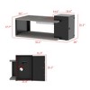 FUFU&GAGA Safe & Stylish Propane Fire Pit Coffee Table: Propane Heat, Ambient Glow – Transform Your Living Room - 4 of 4