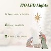 LuxenHome Lighted Nativity and Christmas Tree Outdoor Holiday Decoration Multicolored - 3 of 4