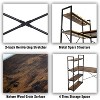 Nost & Host L Shaped Contemporary Home Office Computer Desk with Shelves - 3 of 4