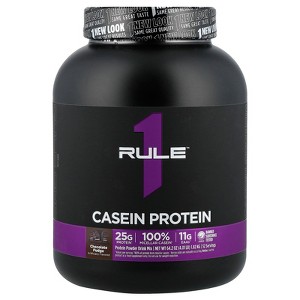 Rule One Proteins R1 Casein, Protein Powder Drink Mix, Chocolate Fudge, 4.01 lb (1.82 kg) - 1 of 4