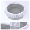 REGALWOVEN Odorless Cotton Rope Handcrafted Compact Size Multiple Use Open Storage Bins 1 Pc - 2 of 4