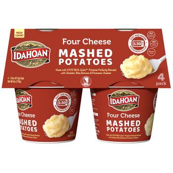 Idahoan Gluten Free Four Cheese Mashed Potato Cups - 6oz/4ct