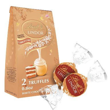 LINDOR Easter Carrot Cake Chocolate Truffle Bag - 0.8oz